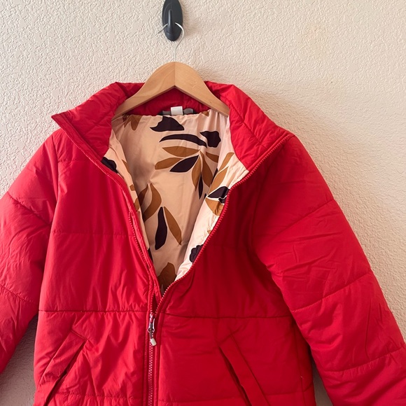 REI Co-op Groundbreaker Insulated Puff Coat Jacket in red - Picture 2 of 12